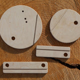 Monatskarten aus Holz - besonderlich.de - Datum Würfel