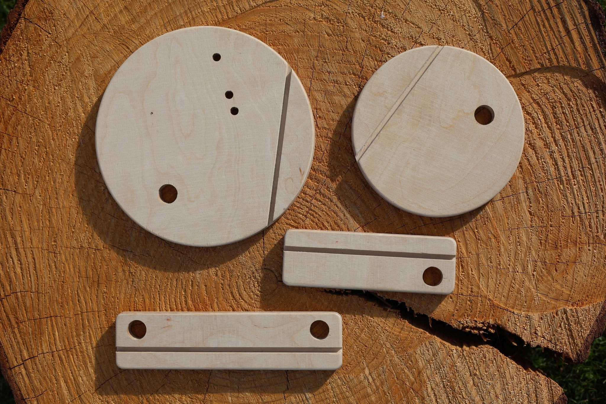 Monatskarten aus Holz - besonderlich.de - Datum Würfel