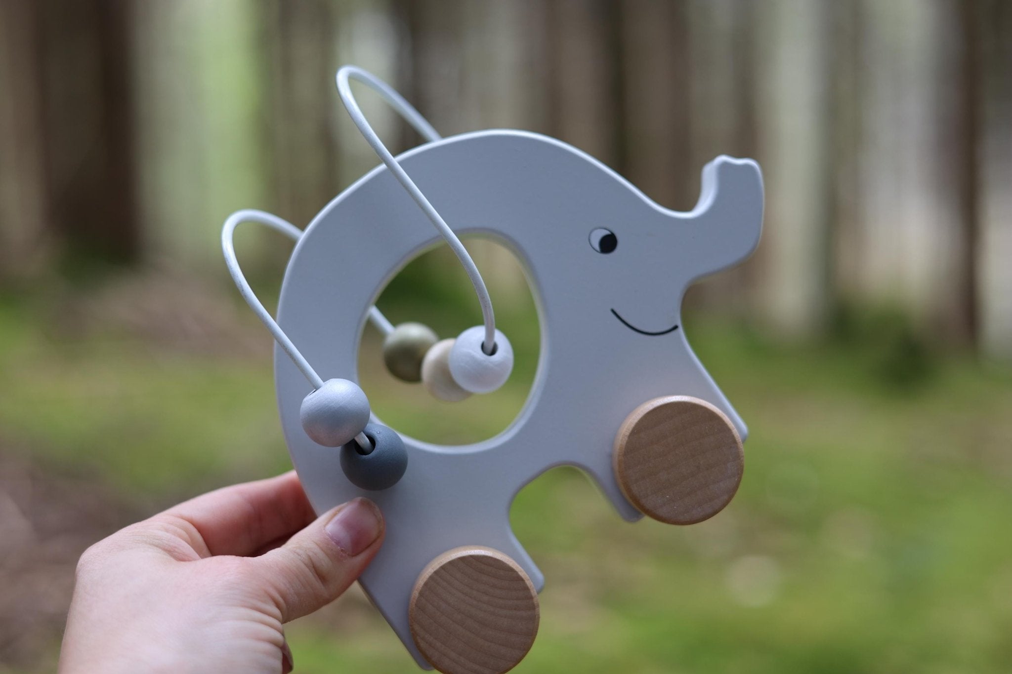 Motorikschleife Elefant personalisiert - besonderlich.de - baby