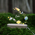 Nachtlicht Planeten personalisiert - besonderlich.de - Affirmationen Kinder