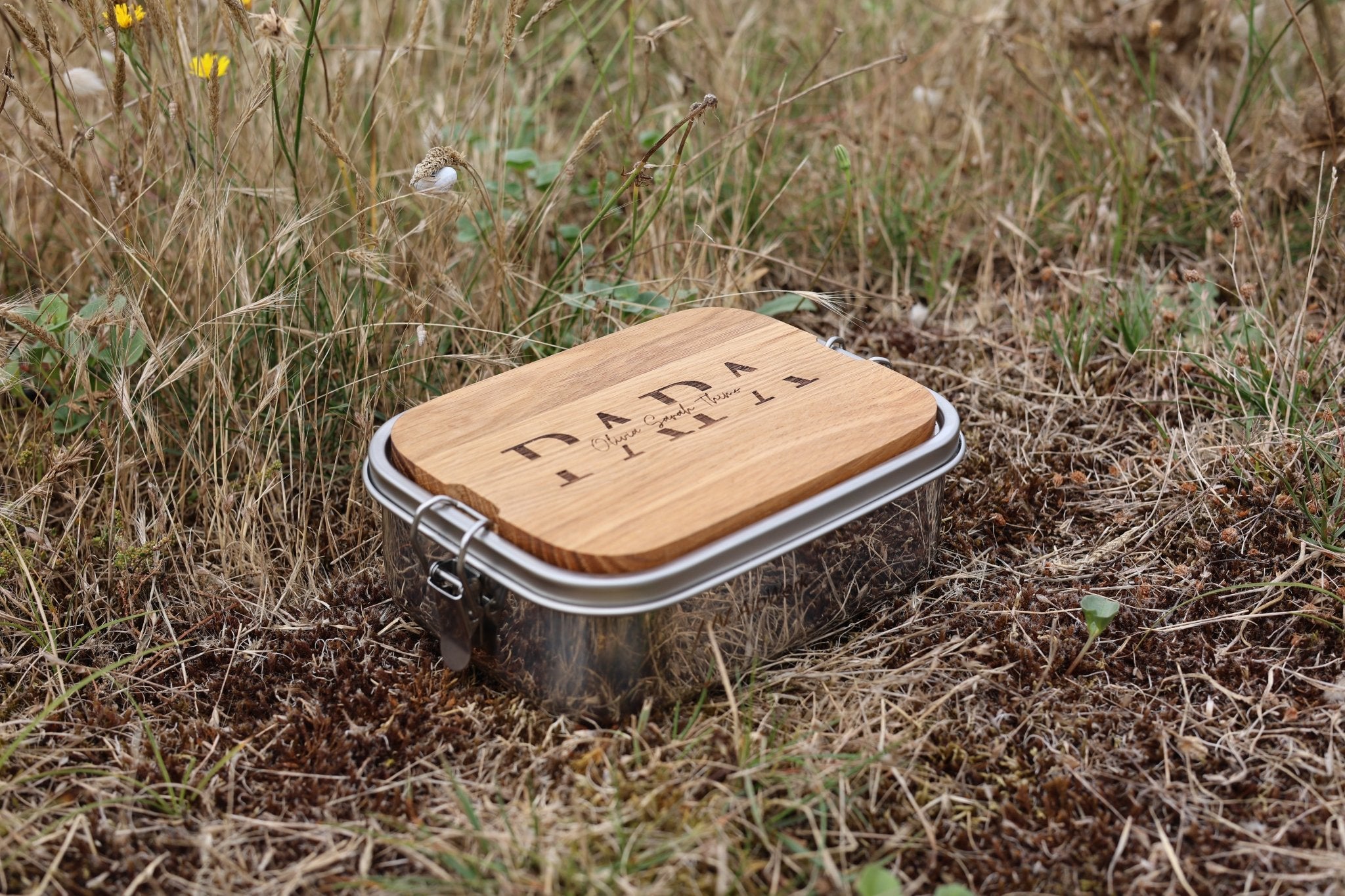 Personalisierte Brotzeitdose - Papa mit Namen - besonderlich.de - 30 geburtstag geschenk mann