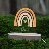 Personalisierte Regenbogen - besonderlich.de - Acryl lampe