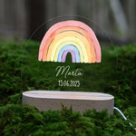 Personalisierte Regenbogen - besonderlich.de - Acryl lampe