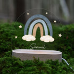 Personalisierte Regenbogen - besonderlich.de - Acryl lampe