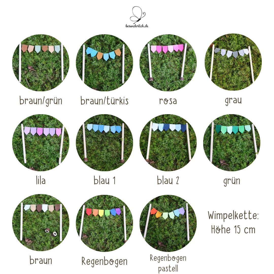 Personalisierter Geburtstagsteller mit Vase und Kerze Regenbogen - besonderlich.de - Boho
