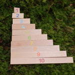 Rechenstäbe personalisiert - besonderlich.de - Holzspielzeug