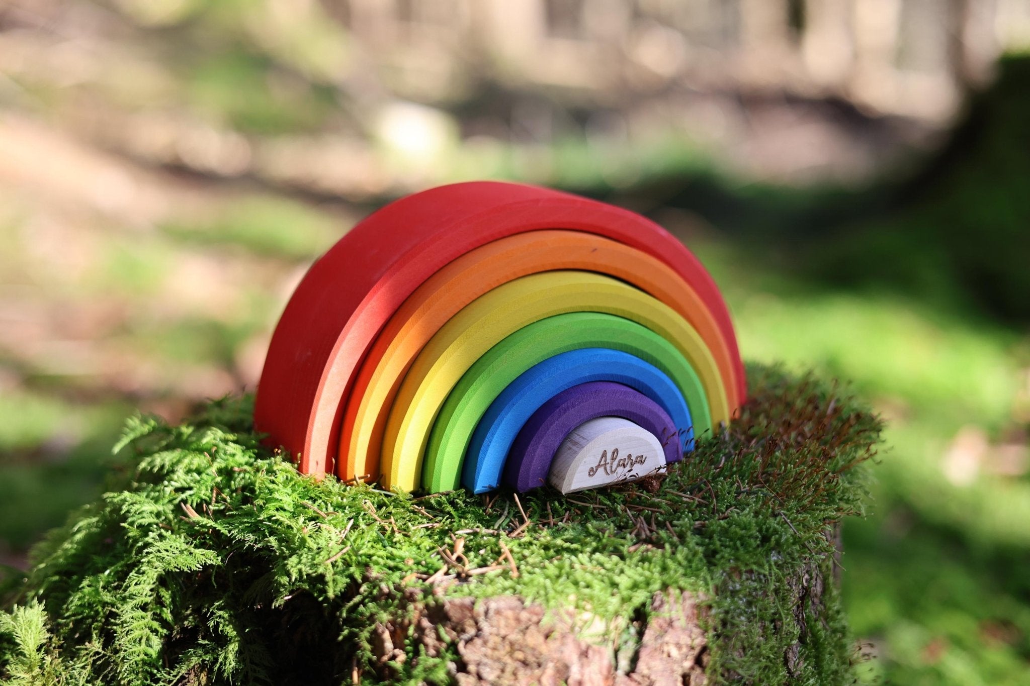 Regenbogen personalisiert - besonderlich.de - educational toys