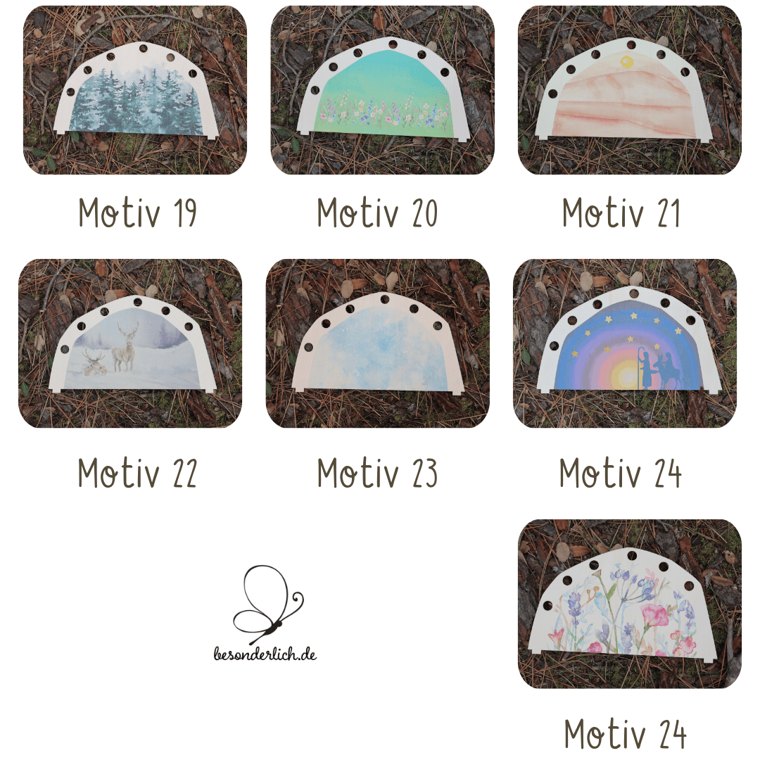 Rückplatte für Jahreszeitentisch Wandelzeit - besonderlich.de - Dekoration Jahreszeitentisch