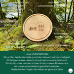 Rundes Holzbrett - Fahrrad, Wald und Berge - besonderlich.de - 40 geburtstag geschenk