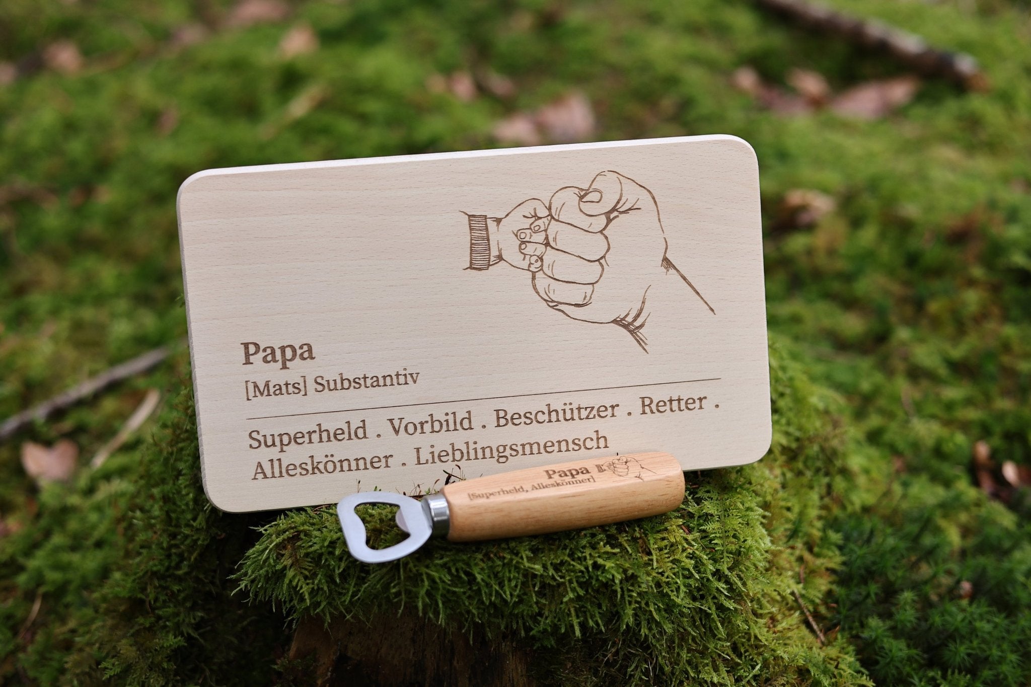 Schneidebrett aus Holz Lexikon Papa - besonderlich.de - 30 geburtstag geschenk mann