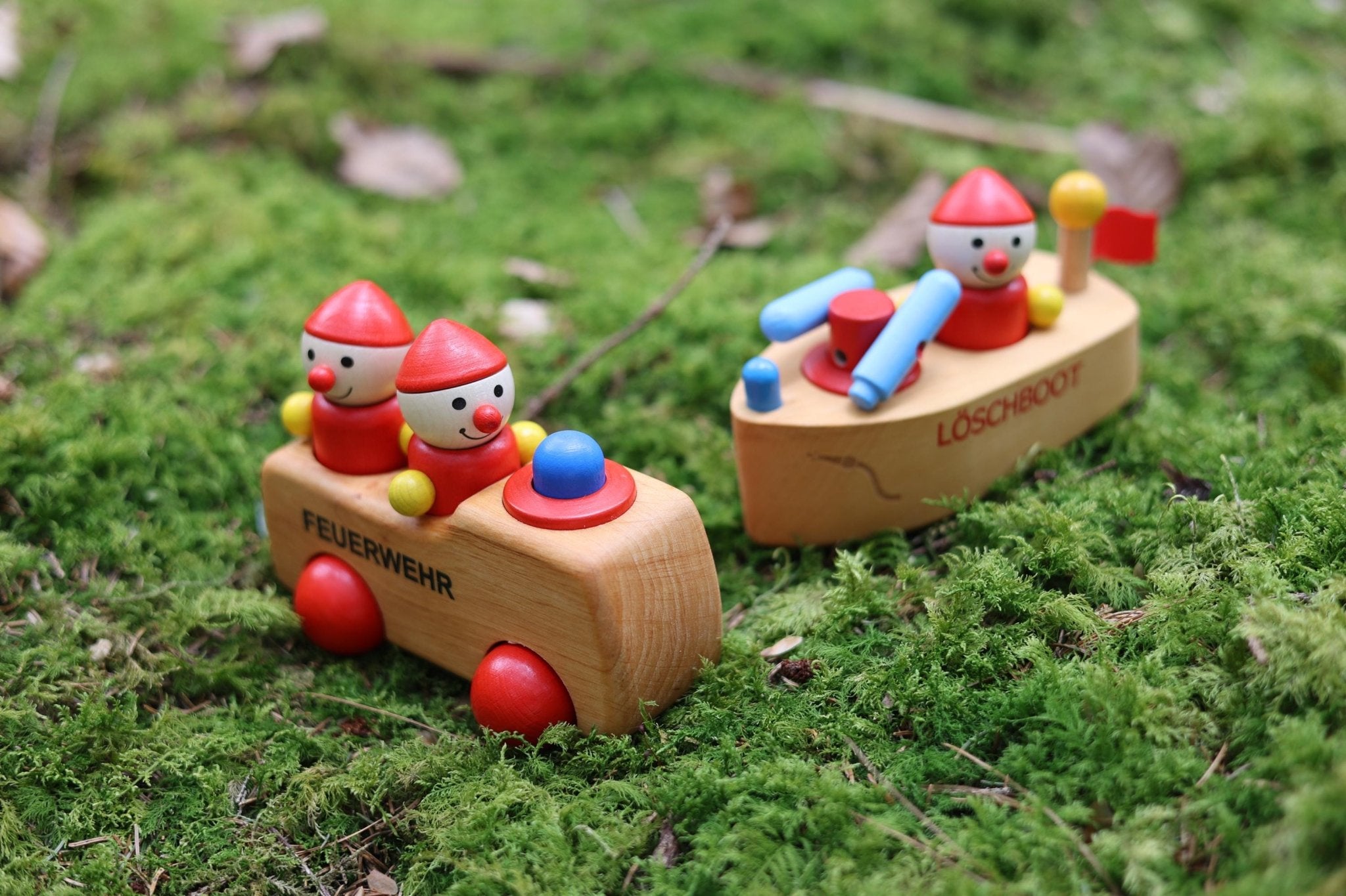 Spielzeug Feuerwehr personalisiert - besonderlich.de - Behindertenwerkstatt