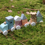 Spielzug mit Bauklötzen personalisiert - besonderlich.de - Babygeschenke