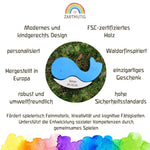Stapelspiel Wal personalisiert - besonderlich.de - educational toys