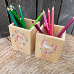 Stiftebecher "Einhorn" - besonderlich.de - Abschiedsgeschenk Kindergarten