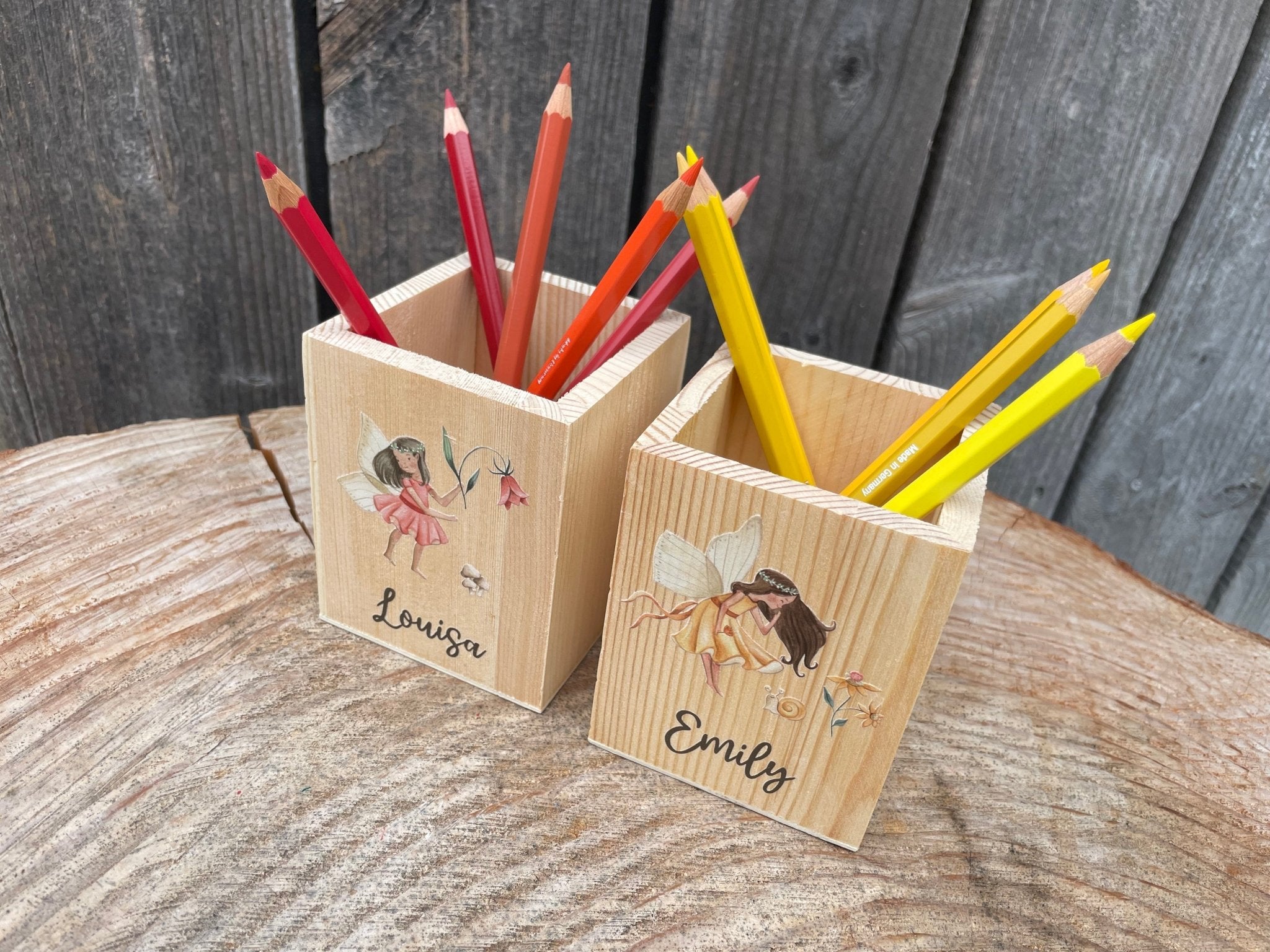 Stiftebecher "Feen" - besonderlich.de - Abschiedsgeschenk Kindergarten