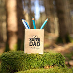 Stiftebecher personalisiert SuperDad - besonderlich.de - 30 geburtstag geschenk mann