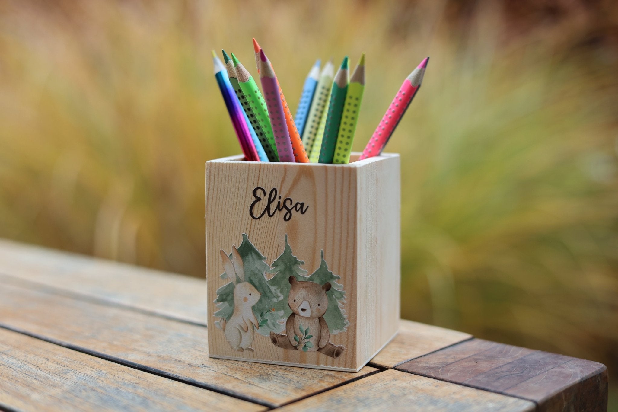 Stiftebecher "Waldfreunde" - besonderlich.de - Abschiedsgeschenk Kindergarten