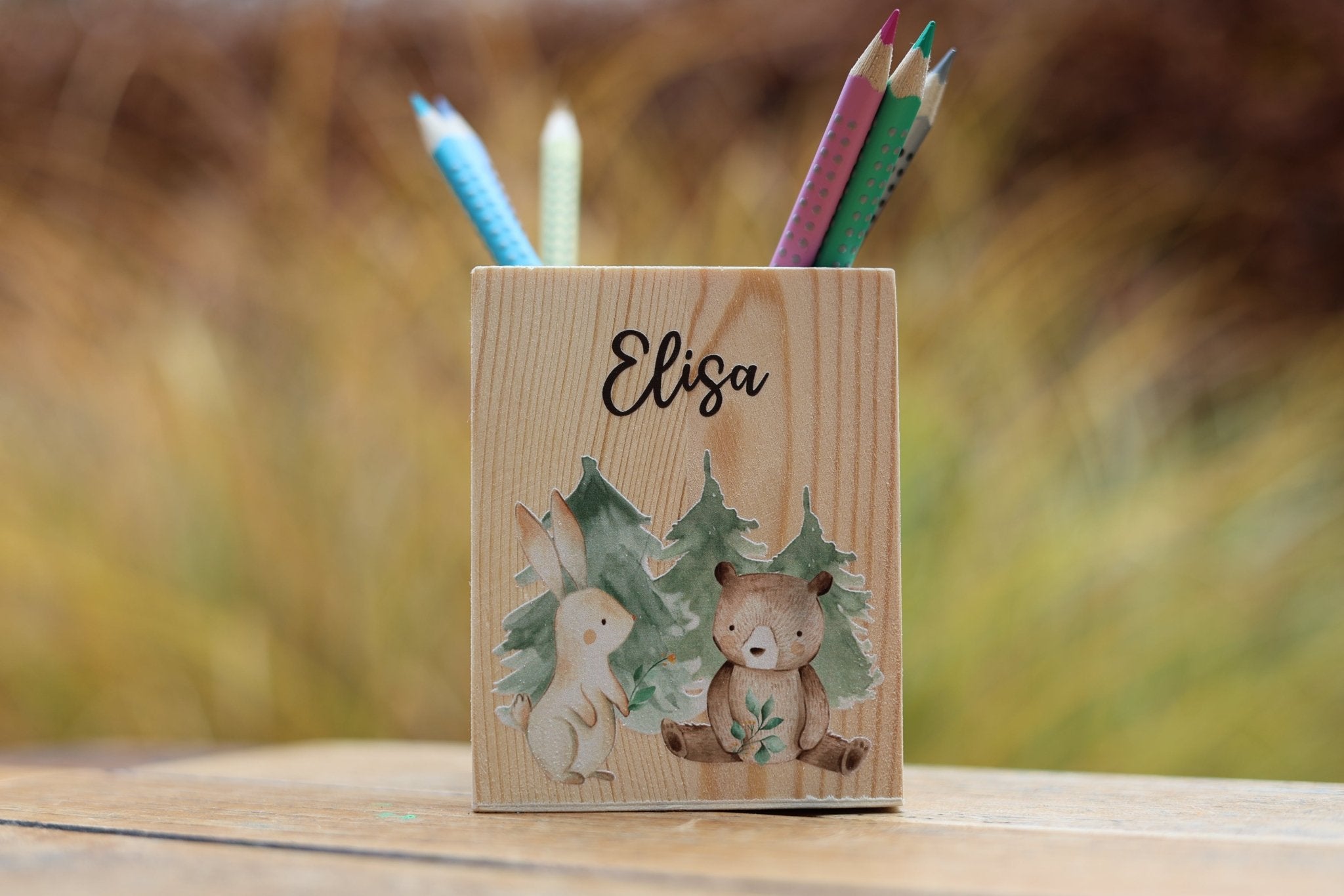 Stiftebecher "Waldfreunde" - besonderlich.de - Abschiedsgeschenk Kindergarten