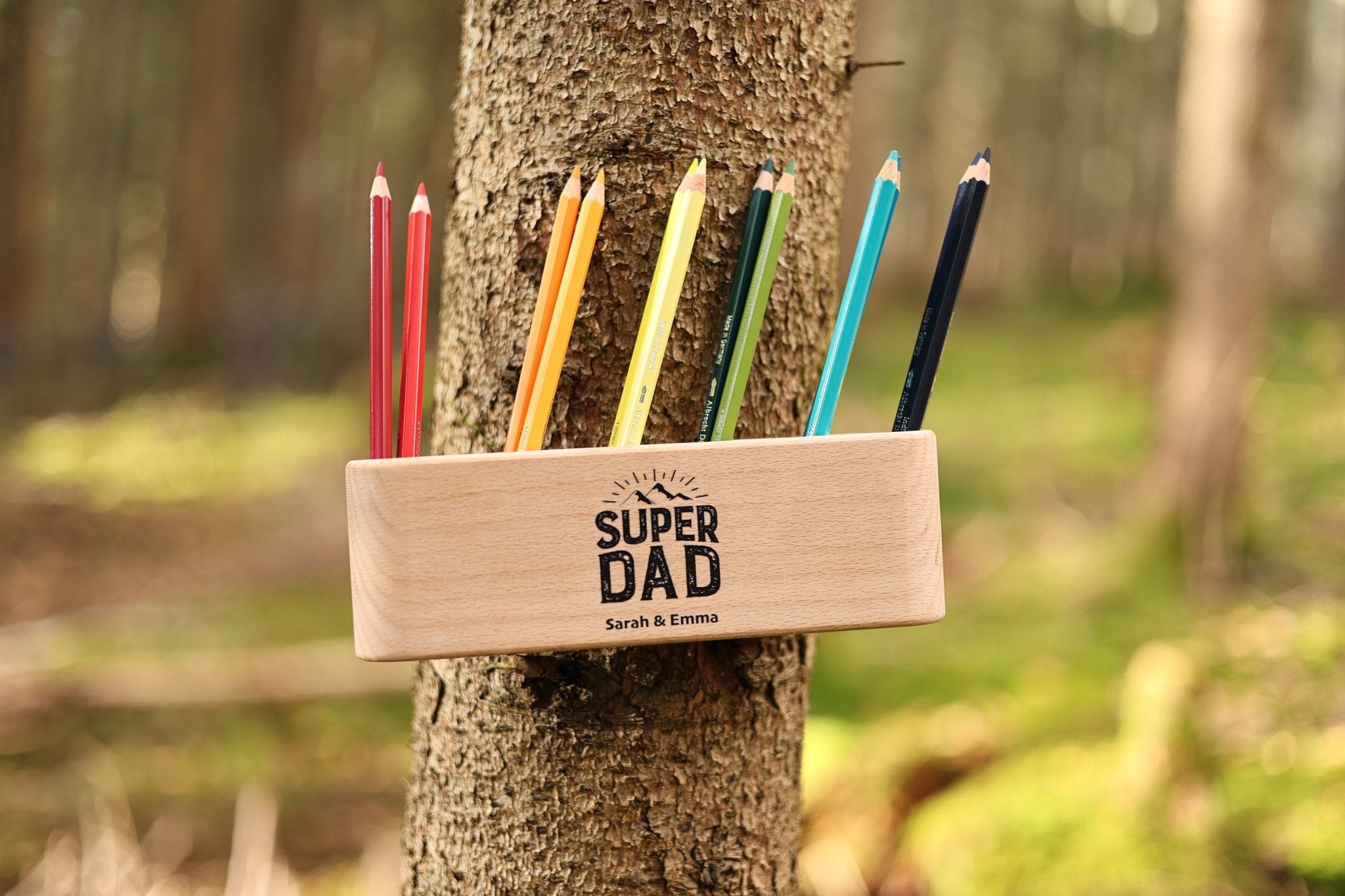 Stiftehalter personalisiert SuperDad - besonderlich.de - 30 geburtstag geschenk mann