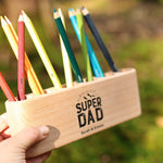 Stiftehalter personalisiert SuperDad - besonderlich.de - 30 geburtstag geschenk mann