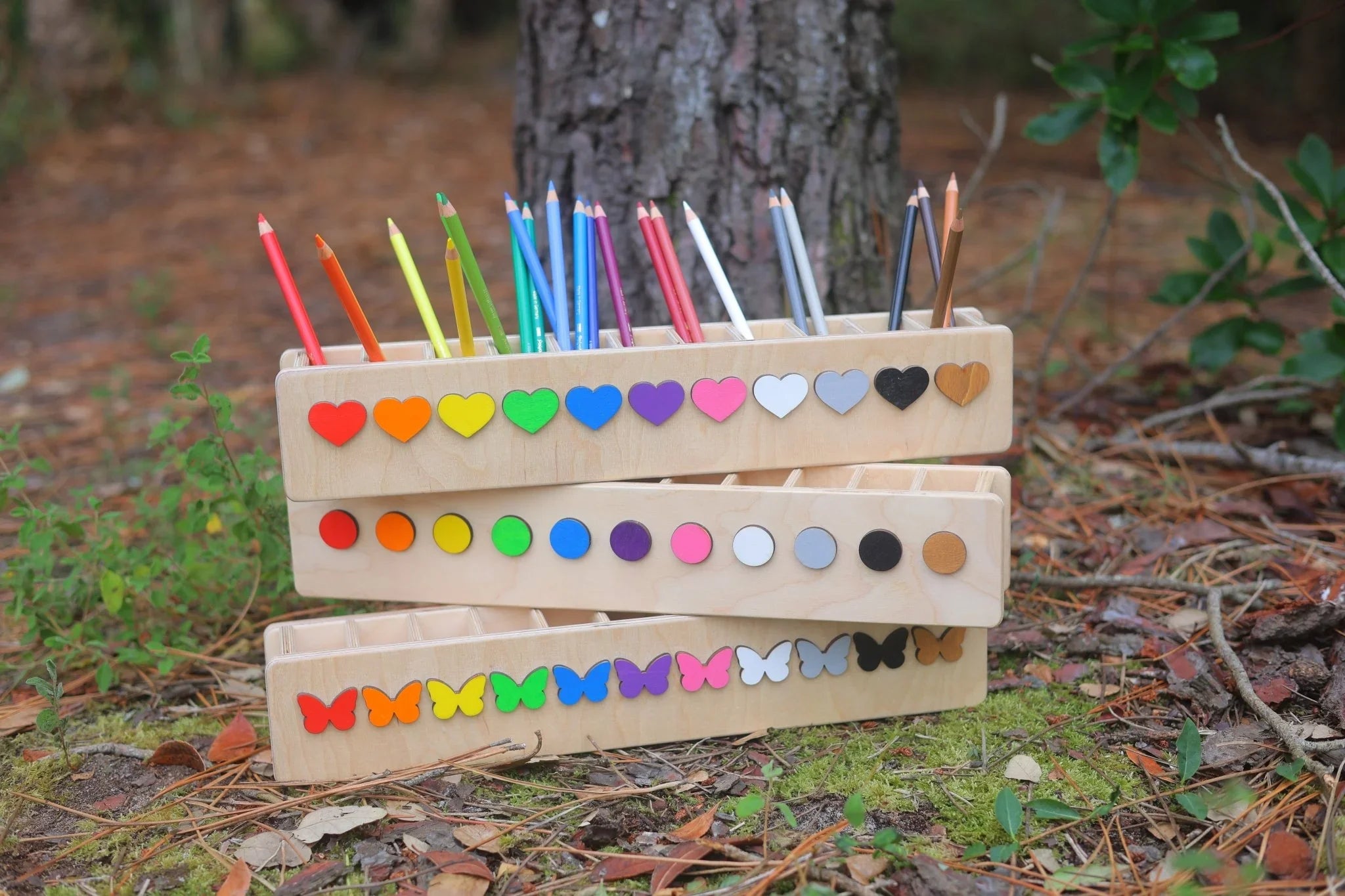 Stifteheld "Regenbogen" - besonderlich.de - Abschiedsgeschenk Kindergarten