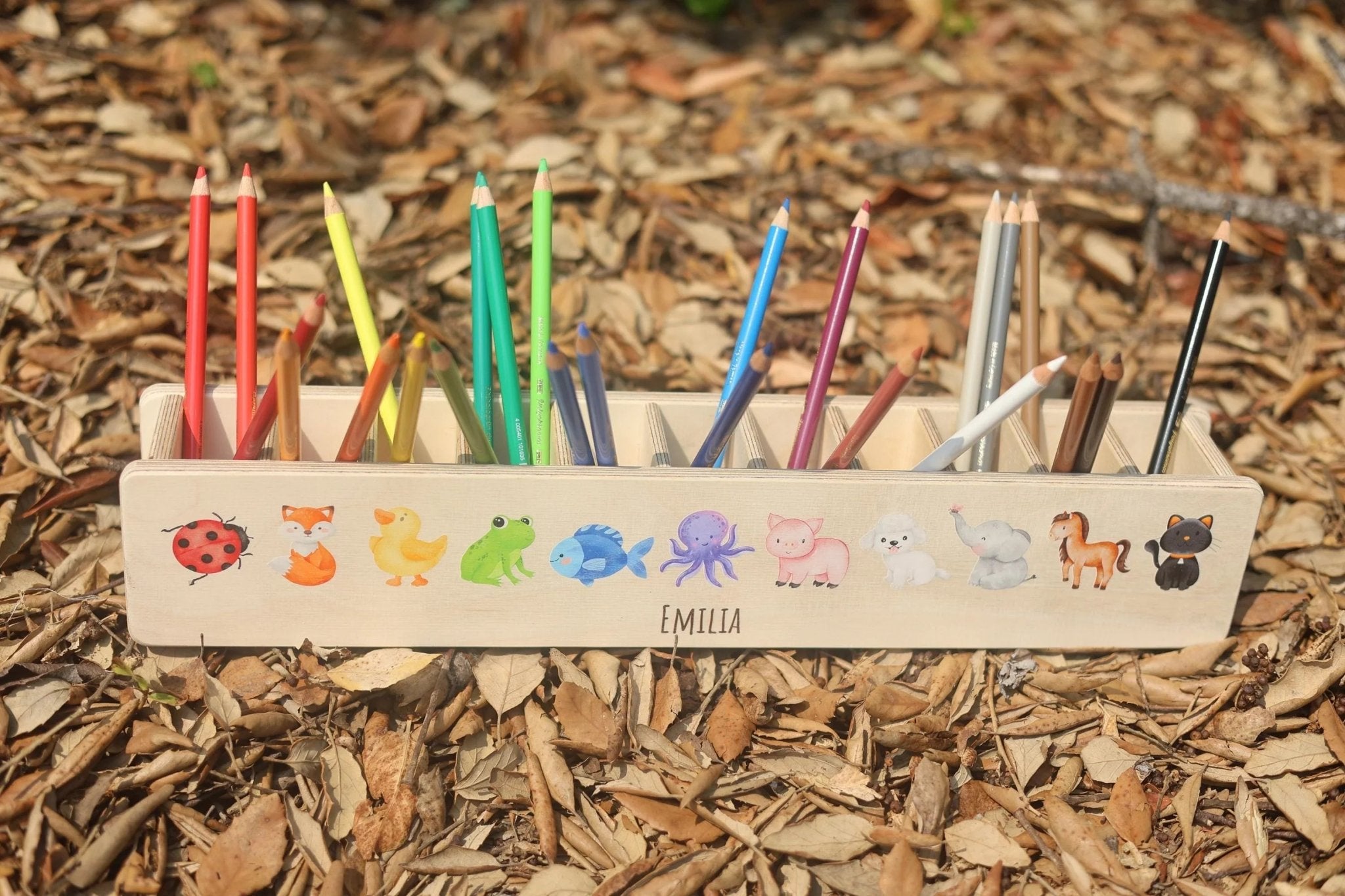 Stifteheld Zootiere - besonderlich.de - Einschulung geschenk