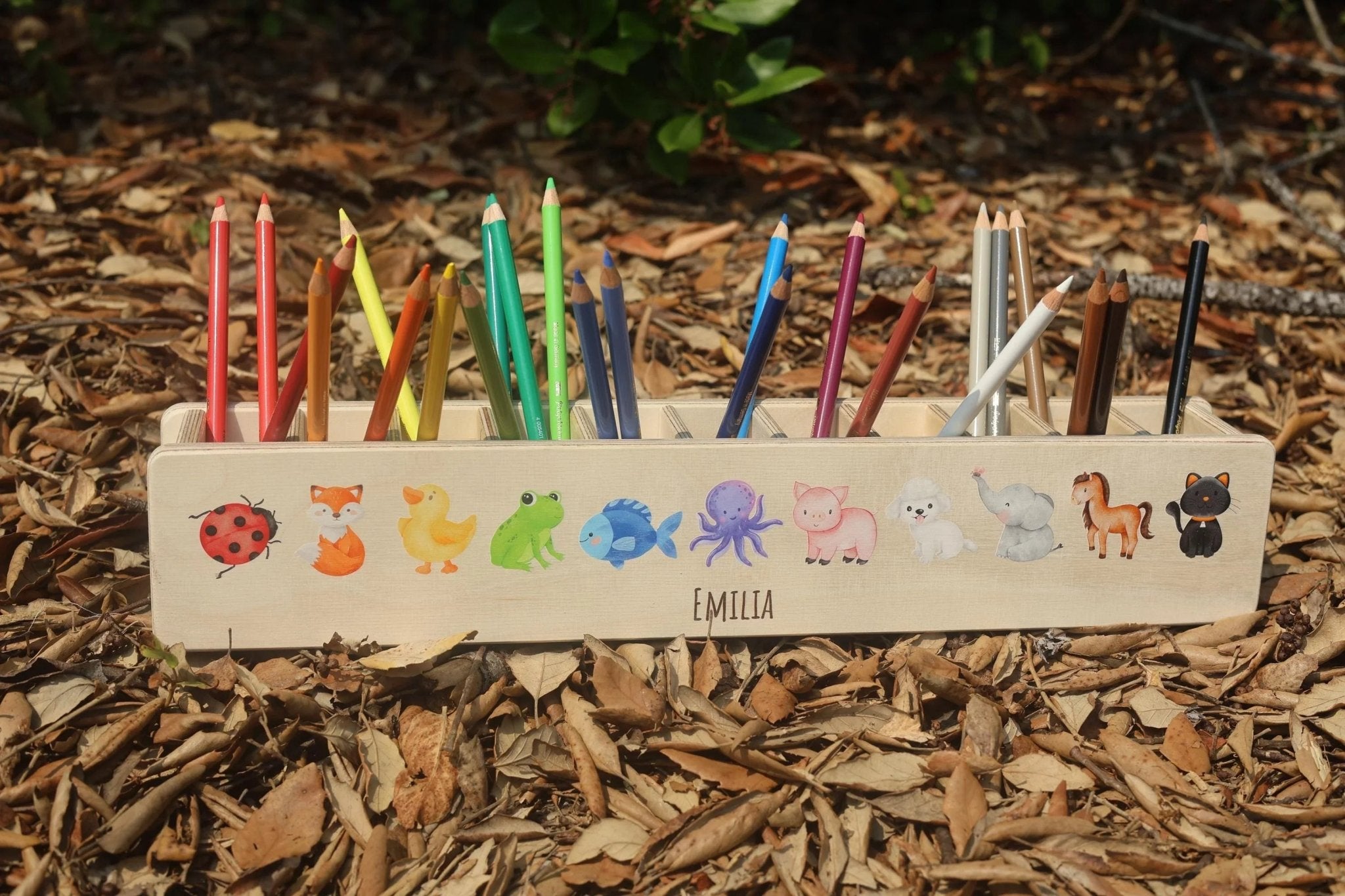 Stifteheld Zootiere - besonderlich.de - Einschulung geschenk