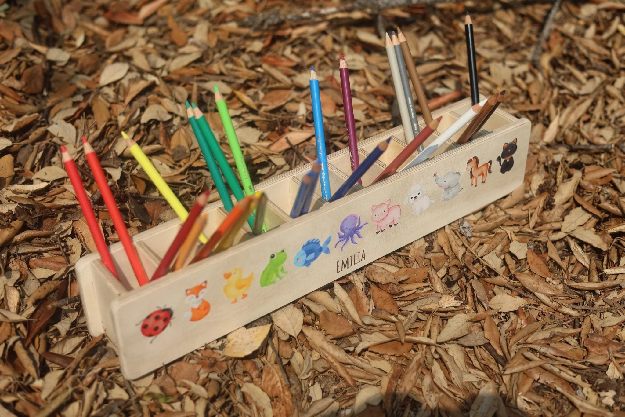 Stifteheld Zootiere - besonderlich.de - Einschulung geschenk