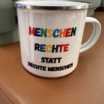 TASSE Emaille für DEMOKRATIE - besonderlich.de - Demokratie