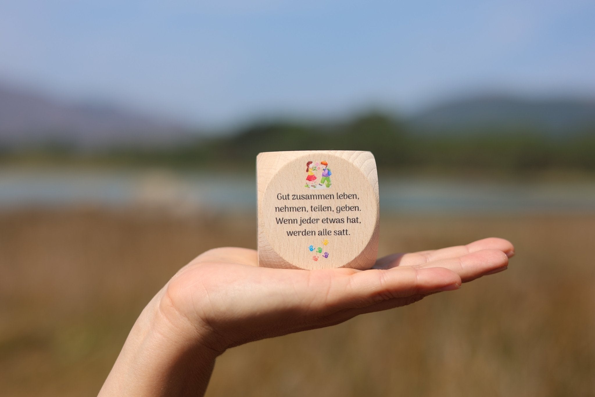 Tischsprüche 1 Würfel - besonderlich.de - babygeschenk geburt