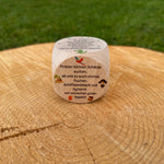 Tischsprüche 2 Würfel - besonderlich.de - babygeschenk geburt