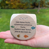 Tischsprüche 2 Würfel - besonderlich.de - babygeschenk geburt