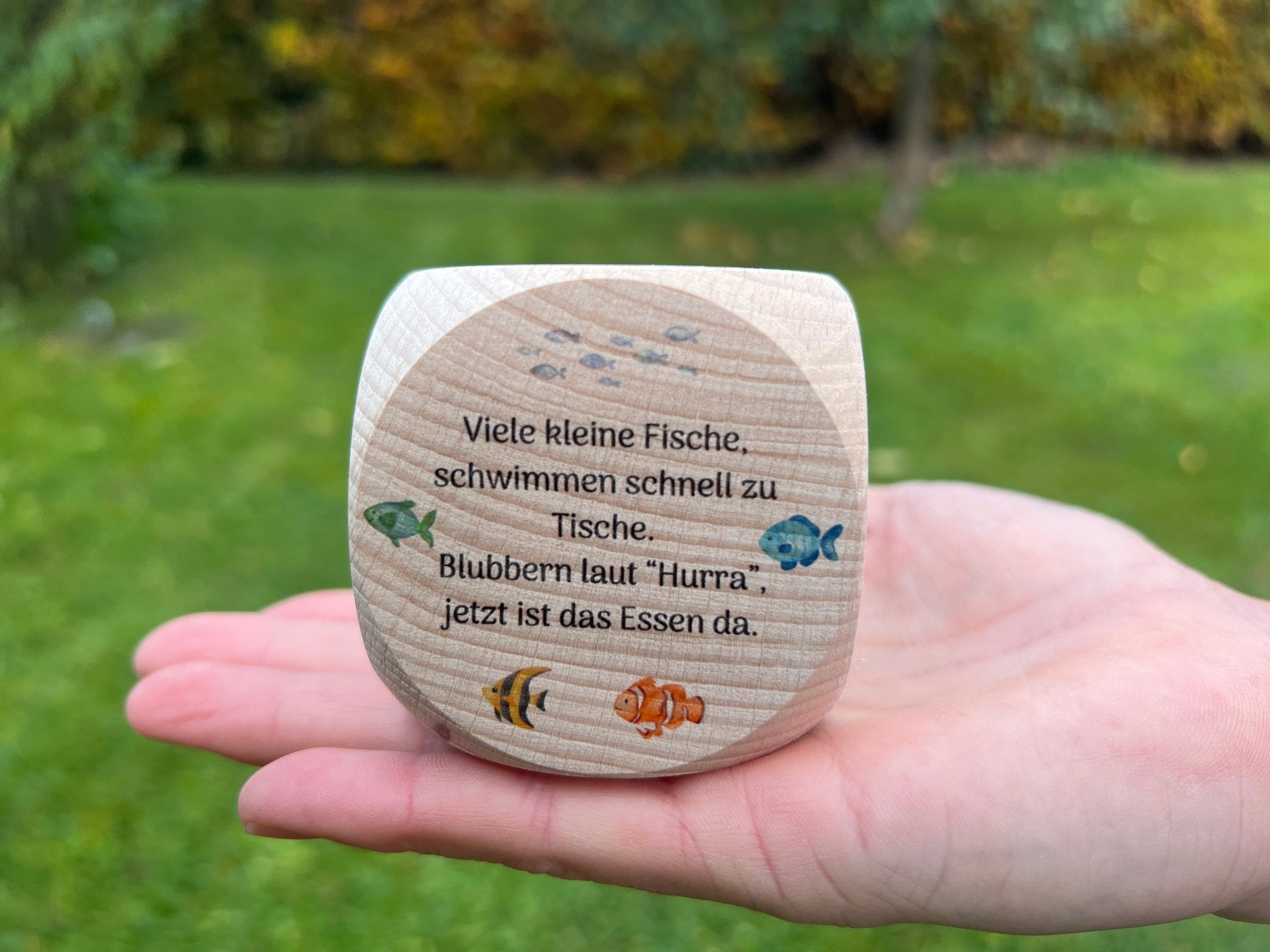 Tischsprüche 2 Würfel - besonderlich.de - babygeschenk geburt