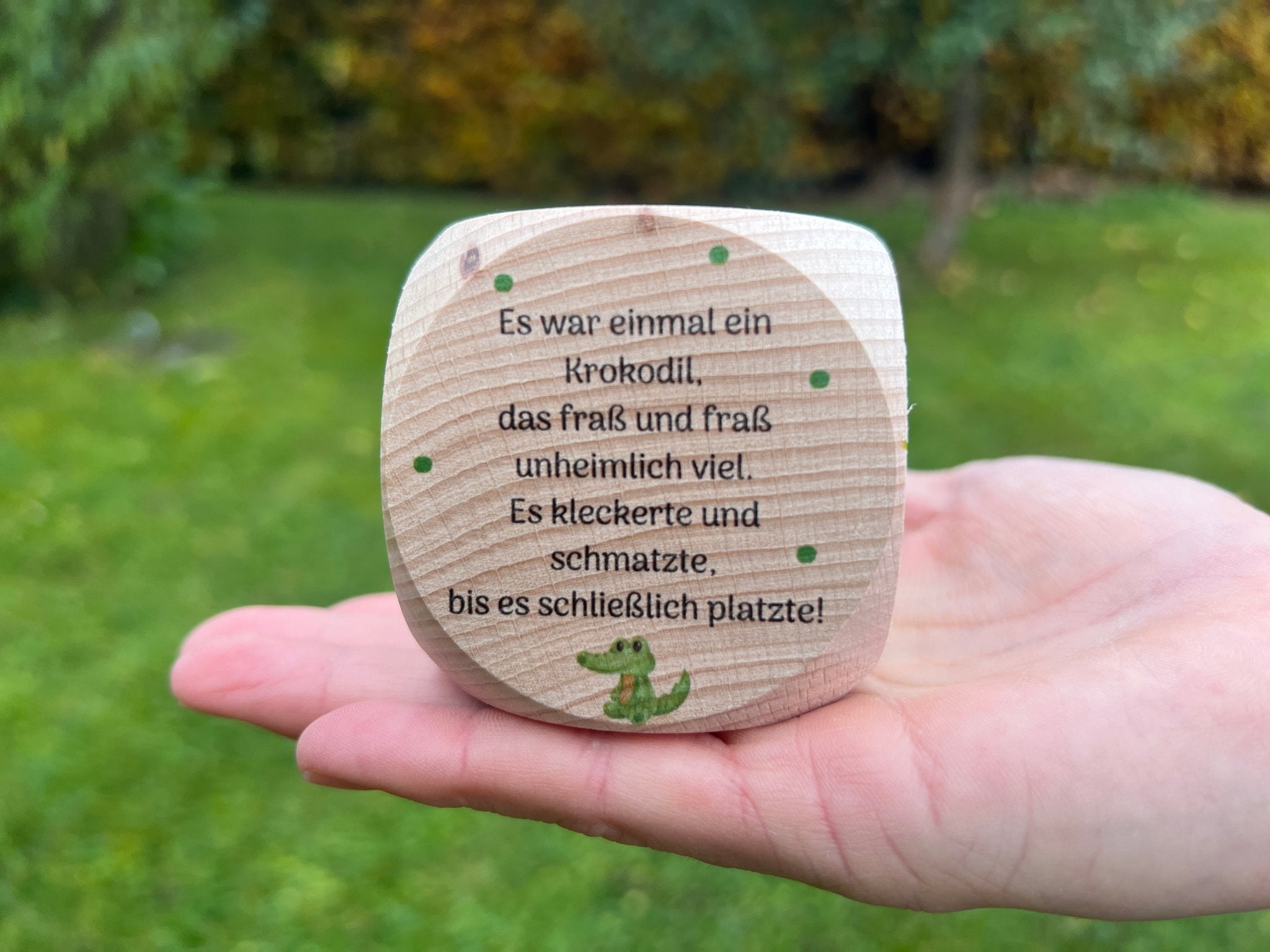 Tischsprüche Würfel - besonderlich.de - babygeschenk geburt