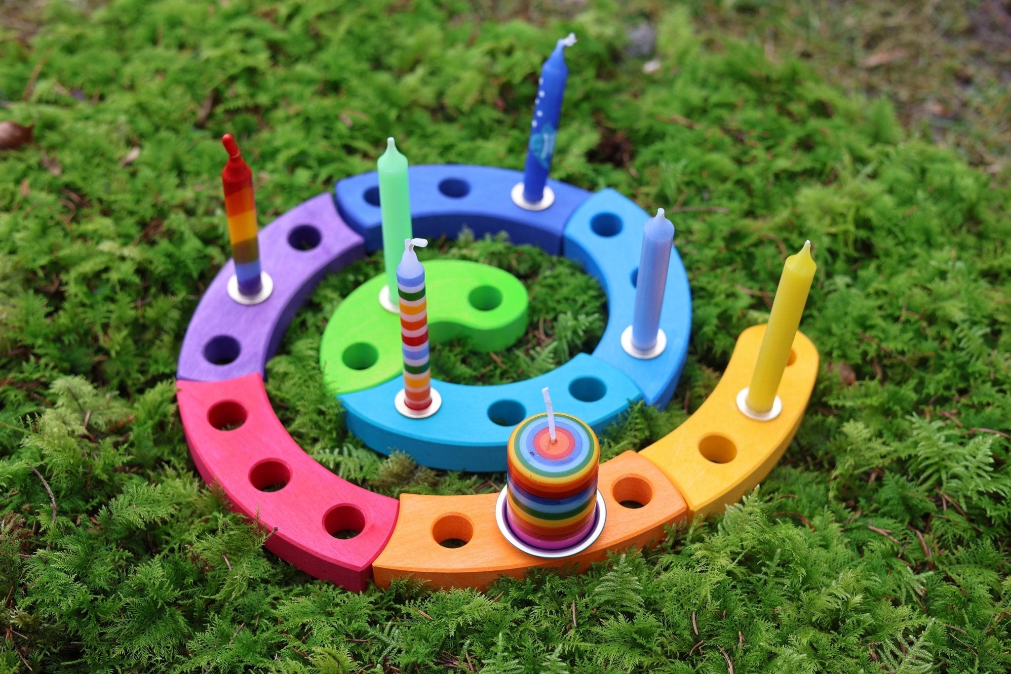 Waldorf Spirale personalisiert - besonderlich.de - Adventsspirale
