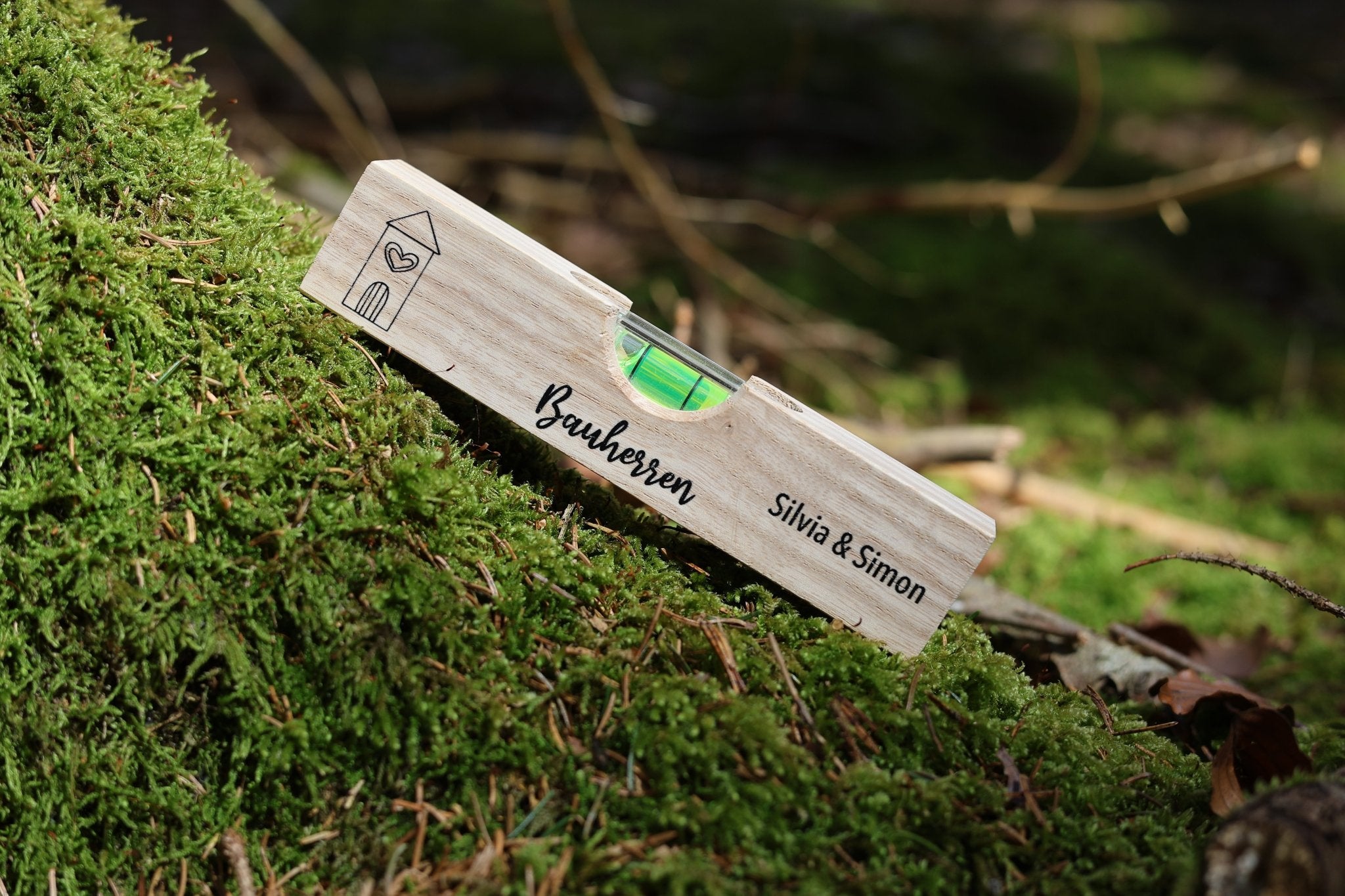 Wasserwaage Bauherr (Druck) - besonderlich.de - Bauherr