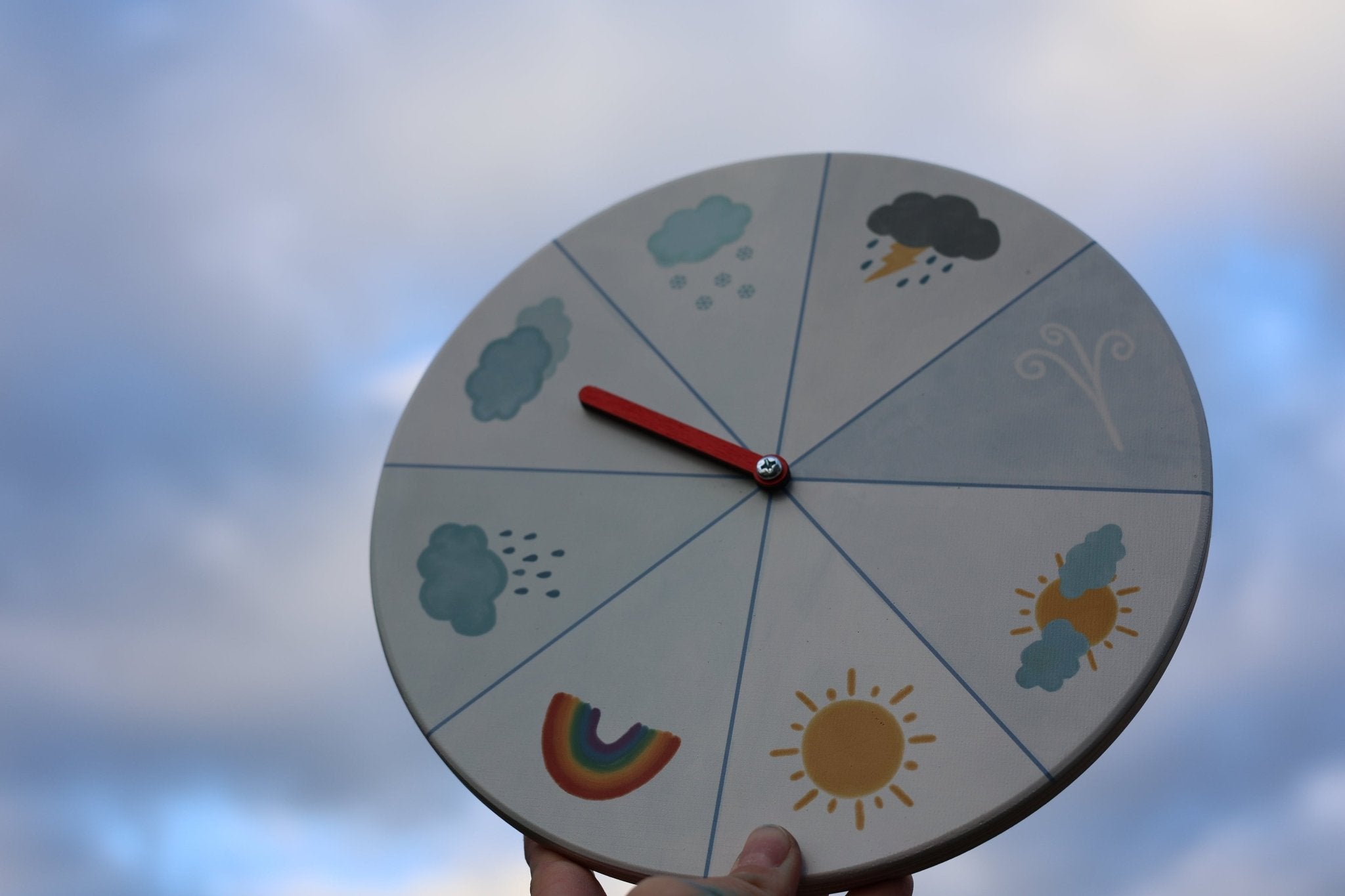 Wetteruhr - besonderlich.de - Dekoration Jahreszeitentisch