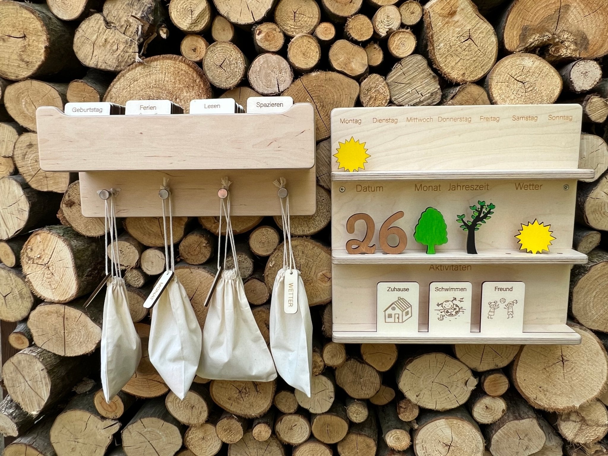 Kartenbox als Ergänzung für den ewigen Kalender - besonderlich.de -ewiger Kalender Kinder