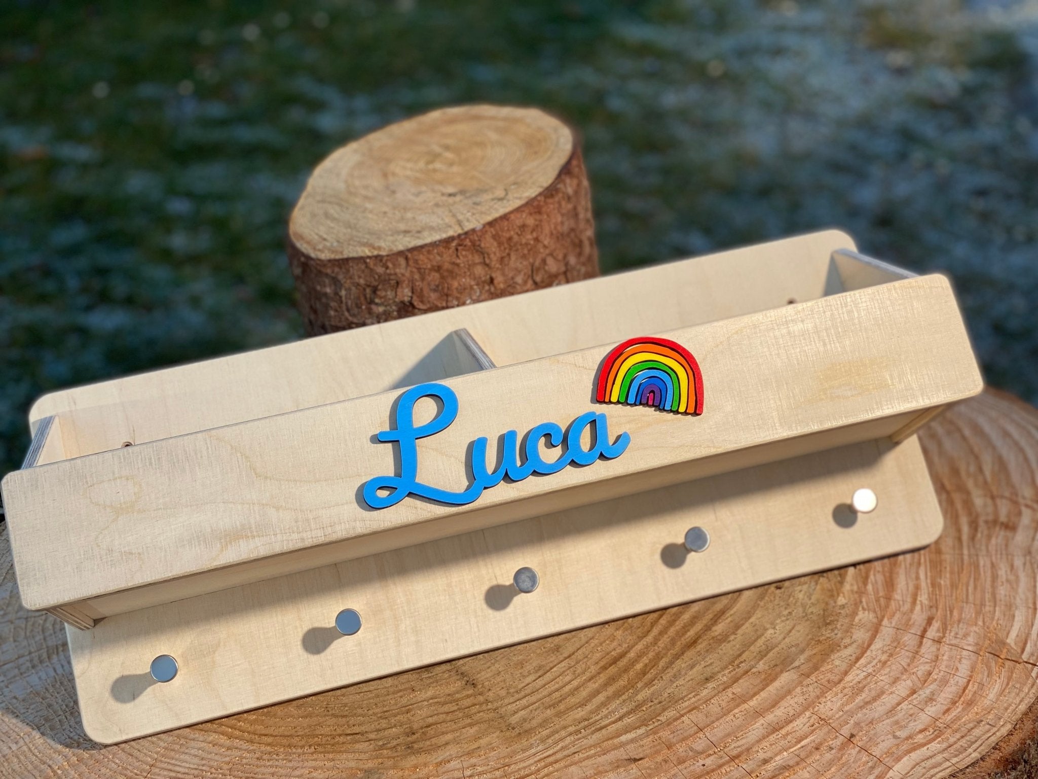 Kindergarderobe "Regenbogen" - besonderlich.de -besonderlich xl garderobe