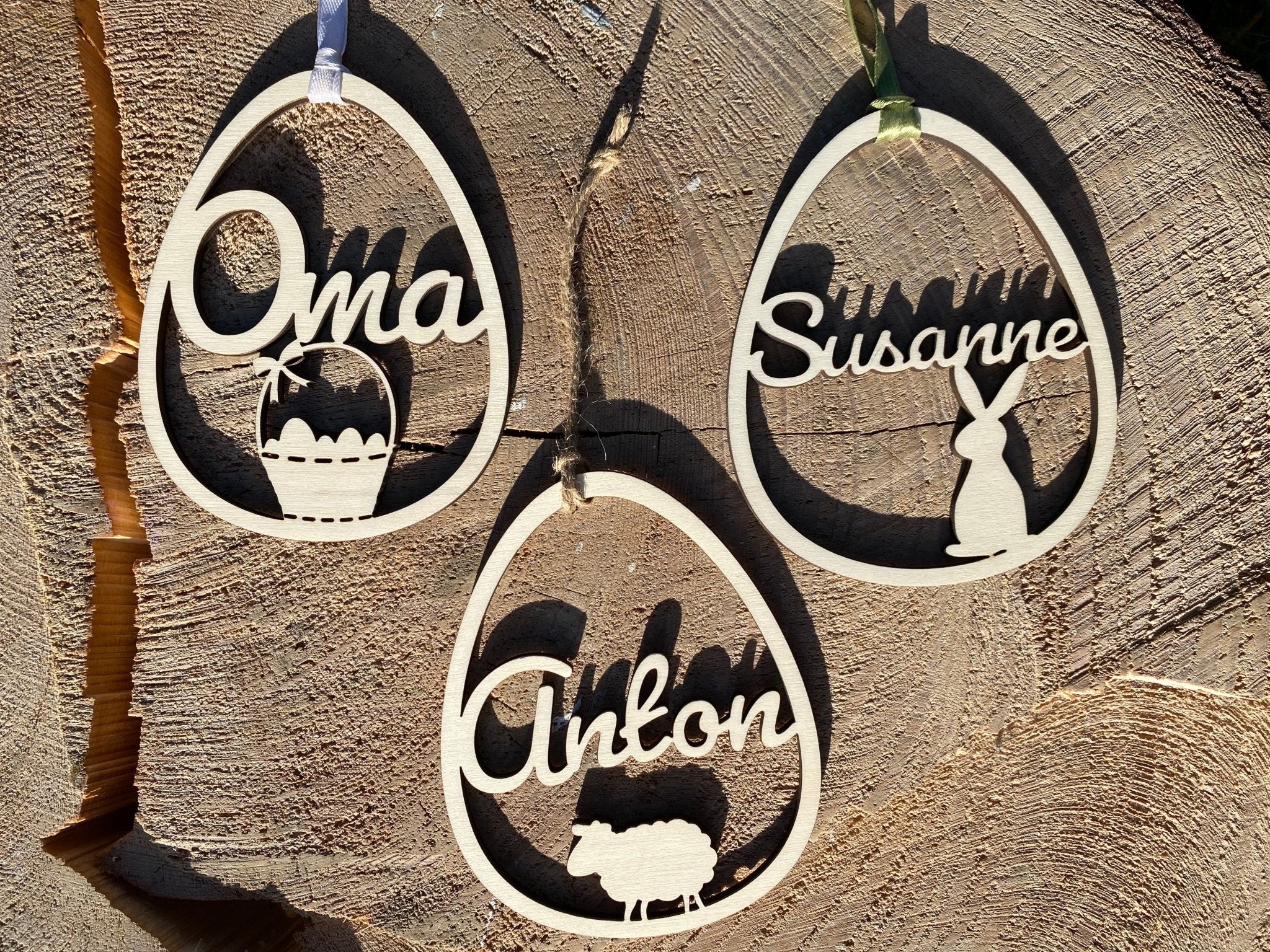 Osterei mit Namen - besonderlich.de -besonderes Geschenk Ostern