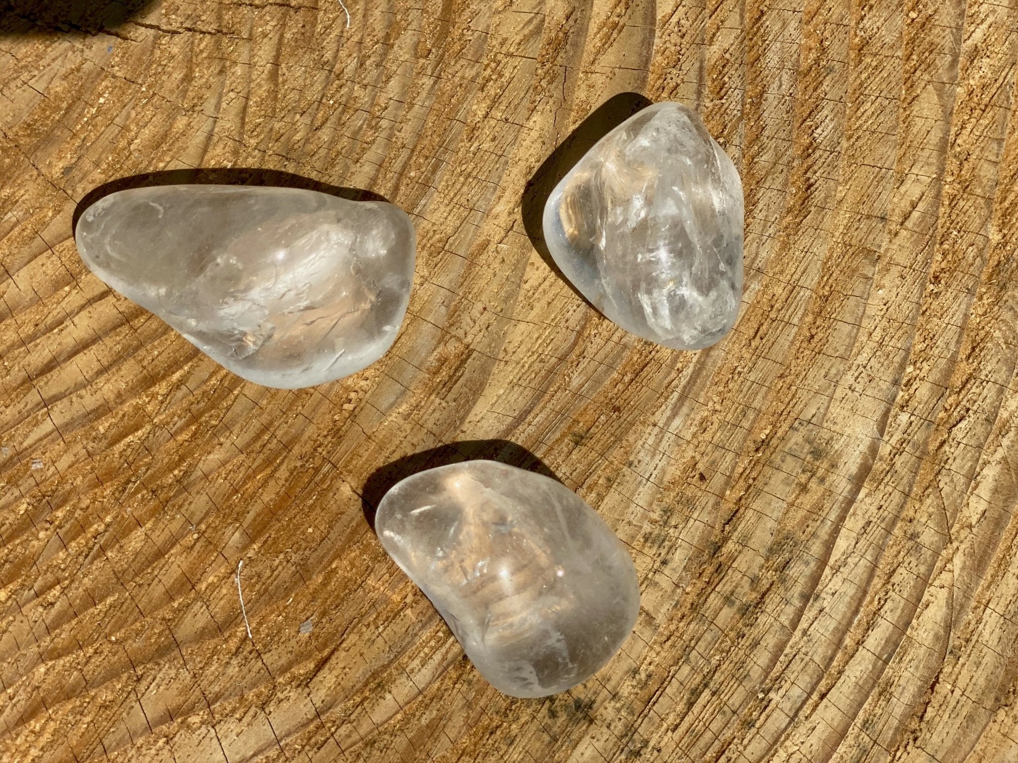 Schatzsäckchen mit Bergkristallen - besonderlich.de -Bergkristall