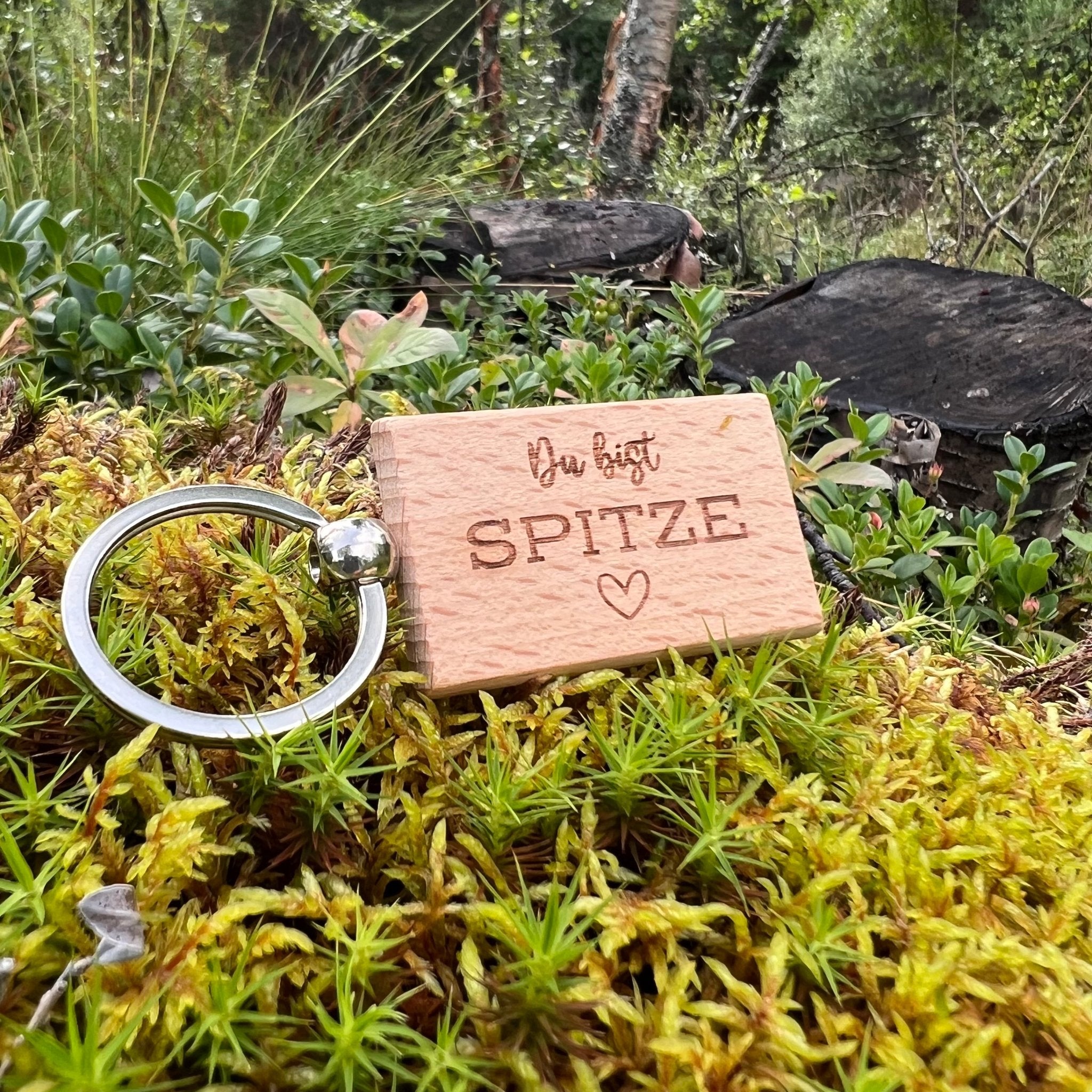Schlüsselanhänger "Du bist spitze" - besonderlich.de -Anhänger für Schulranzen